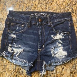 American Eagle Super Stretch Distressed Short